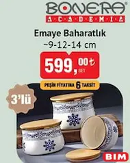 BONERA EMAYE BAHARATLIK 3'LÜ